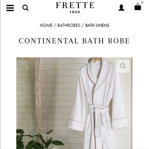 Frette bath robe lg/xlg